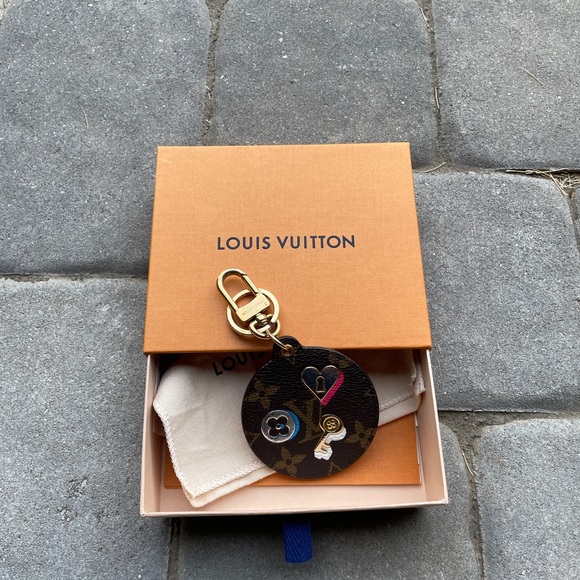 Louis Vuitton Other Louis Vuitton Monogram Love Lock Bag Charm Key